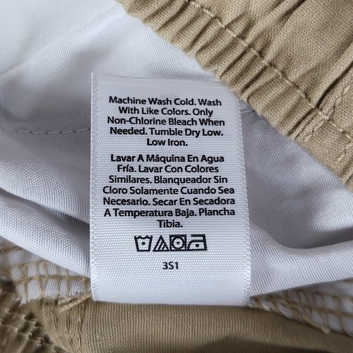 Wonder Nation Kid Tough Core Shorts Unisex L 10-12 Beige School Uniform Approved - Picture 9 of 13