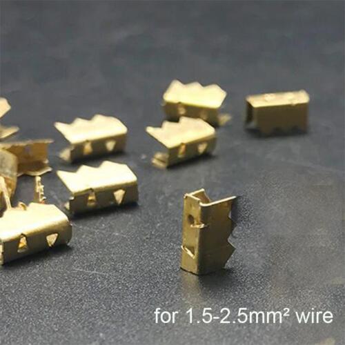 Terminal Tab Cold Inserts Connector 100pcs/lot 451-1/2/3 U-shaped 0.2-2.5mm2 Set - Picture 2 of 9