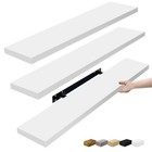 Sorbus Floating Shelves for Wall, 3 Long Wall Mounted Large Decorative Shelves
