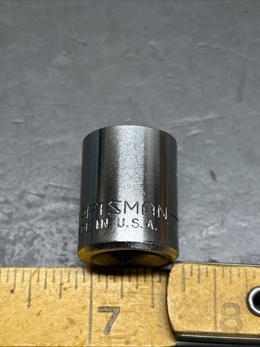 Vintage Craftsman EE 44305 14mm 12 Point 3/8” Drive Socket! Great Shape! USA! - Picture 2 of 6