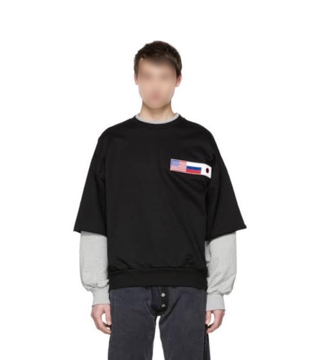 GOSHA RUBCHINSKIY DOUBLE SLEEVE FLAG SWEAT | eBay GOSHA RUBCHINSKIY DOUBLE SLEEVE FLAG SWEAT | eBay