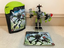 LEGO Bionicle Mistika: 8695: Gorast 100% complete w/canister, manual, and ammo!