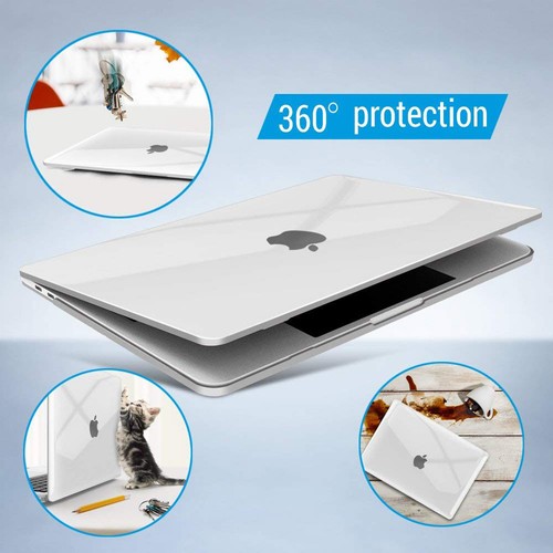 Slim Plastic Protective Snap On Shell Cover for 2023 Apple MacBook Pro 13 Inch - Picture 8 of 19