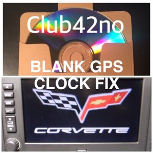 Corvette C6 Nav Navigation Blank Clock Fix Oem 2005 2006