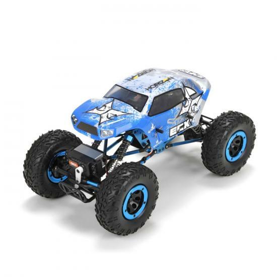 ECX Temper 4WD Rock Crawler cepillado 1 18 RTR Int (ECX01003I) ECX Temper 4WD Rock Crawler cepillado 1 18 RTR Int (ECX01003I)