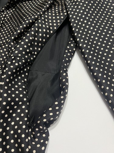 J.Crew Silk Dress Size 2 Long Sleeve Polka Dot - Picture 7 of 11