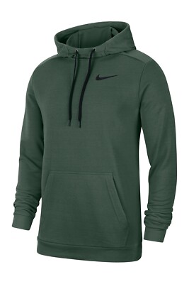 NEW Nike Dri-Fit Men's Therma Pullover Training Fleece Hoodie - Olive Green  - S 