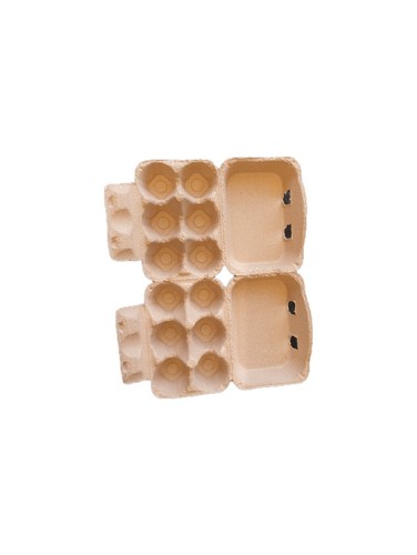 90 x Brand New Natural/Rustic Brown 6+6 Eggs Dozen Biodegradable Eco Egg Carton - Picture 3 of 5