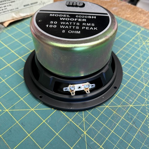 MG Speaker Heavy Duty Woofer 6.5 inch - Model 6020SH - NEW - 50 WATTS RMS - Picture 8 of 11