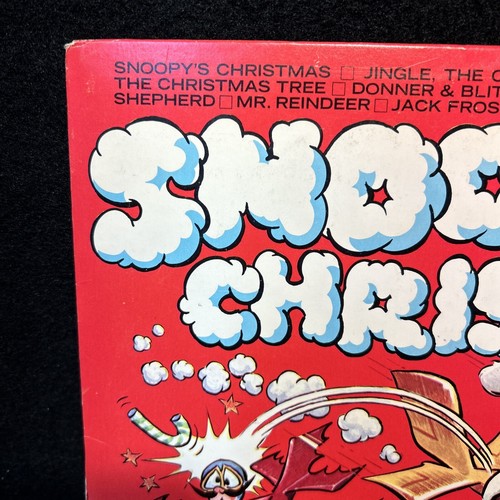 Snoopy's Christmas Jingle the Mouse Tinkerbell Records SX 1731 1973 Vinyl LP X - Foto 2 di 22