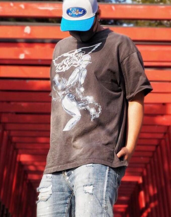 最安値正規品 SAINT MICHAEL SS TEE SORAYAMA 空山基 Tシャツ L 5oMDU