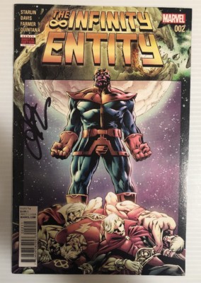 Jim Starlin Signed Autographed The Infinity Entity #2 Comic Book Marvel Thanos
