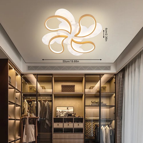 LED Ceiling Light Bedroom Dimmable Living Room Ceiling Lamp Fixture & Remote - Picture 14 of 24