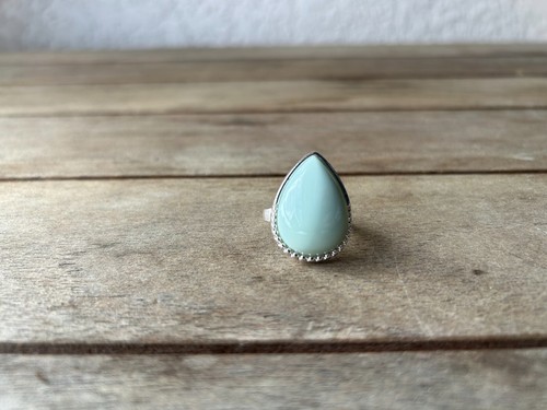 Anillo IAM Piedra Azul Claro Talla 8.5 - Imagen 2 de 3