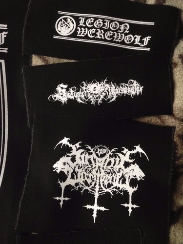 Satanic Warmaster True Werewolf schwarz Metall Legion Leinwand Patch Stärke Ehre - Bild 29 von 36