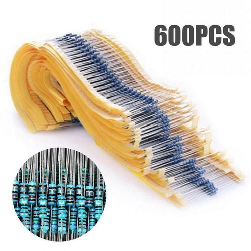 600PCS 30 Values 1/4W 1% Metal Film Resistors Resistance Assortment Set Kit 2024 - Picture 10 of 12