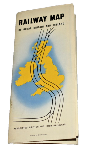 1930's Railway Map Of Great Britain And Ireland - Picture 2 of 4
