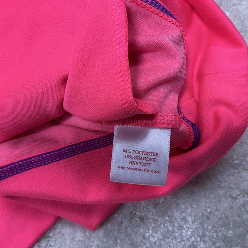 So Girls Size 12 Long Sleeve Zip Up Bright Pink Activewear Track Jacket - Picture 6 of 10