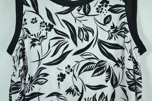 Sussan Tank Womens White Floral Size 12 - Picture 4 of 12