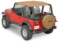Quad Bikini Top Extended Spice 92-95 Jeep Wrangler Yj