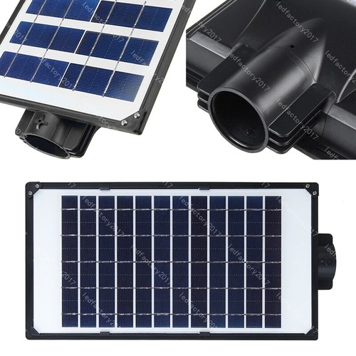 Waterproof LED Solar Powered Street Lights Garden Backyard Security Remote+Pole - Picture 6 of 12