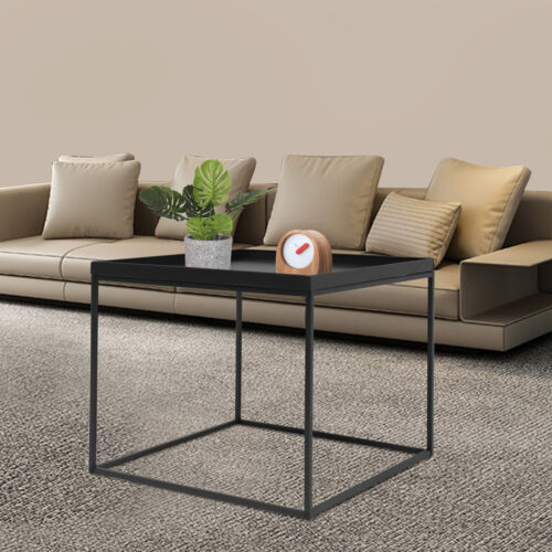 24" Square Table Side End Table Camping Table Portable Metal Frame Table Top New - Picture 23 of 23