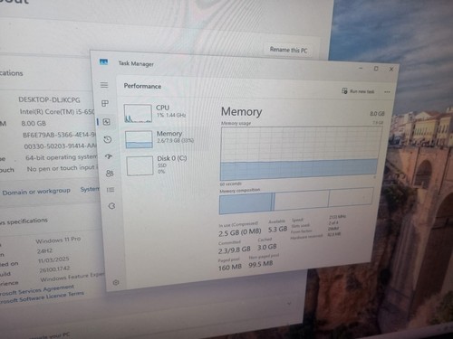 Lenovo ThinkCentre M710s SFF i5-6500 3.20GHz 8GB RAM 256GB SSD - Picture 5 of 7