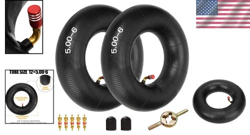 Durable 12x5.00-6 Inner Tube for Go Karts, Lawn Mowers & Utility Vehicles - Picture 2 of 11
