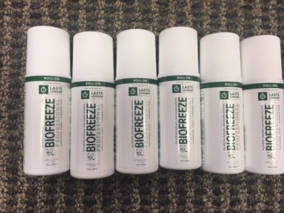 #ad Biofreeze Professional 5% Menthol 3oz Roll Pain 6pk Relief Arthritis Aches 2 28 $62.99
