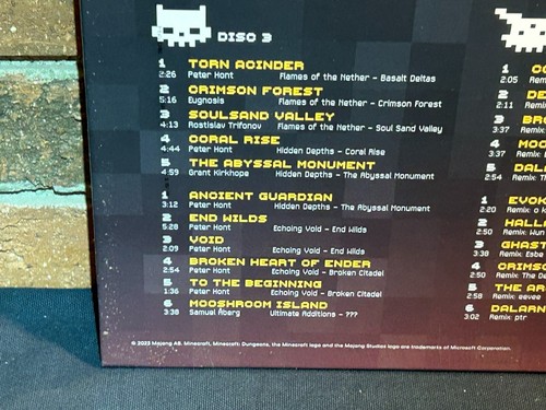 MINECRAFT DUNGEONS - Soundtrack, Limited 4LP COLORED VINYL BOX SET New & Sealed! - Picture 5 of 11