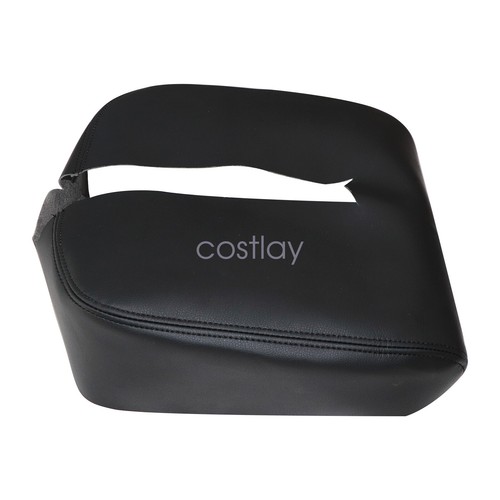 For 2007-2014 GMC Sierra 1500 2500 3500 HD Front Side Seat Cover Black Leather - Picture 183 of 187