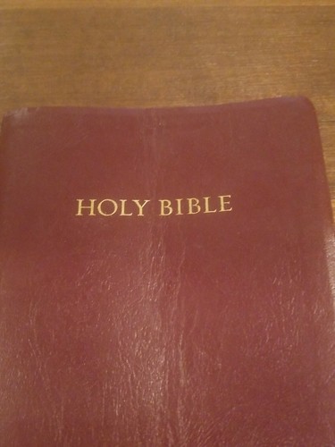 2003 Nelson Holy Bible King James Version Giant Print Letters KJV Brown SC - Foto 2 di 11