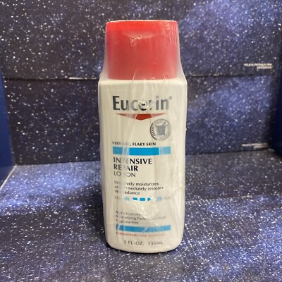3X Eucerin Intensive Repair Very Dry Skin Body Lotion - 5 Fl Oz Free Shipping