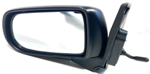 Espejo exterior izquierdo para MAZDA 323 mecánico, espejo completo, convexo, negro - Imagen 1 de 3