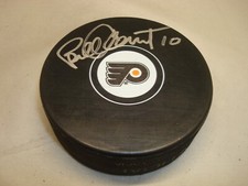 Bill Clement Signed Philadelphia Flyers Hockey Puck Autographed 1C