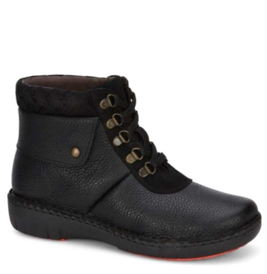 Botas Andrea - Stivaletti In Pelle Donna, Punta Tonda, Colore Marrone