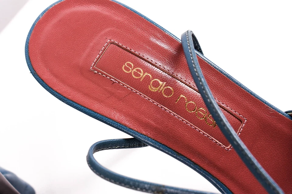 Damas Sergio Rossi Bombas Tacones Zapatos/Cuero Bolso sin asas Bolso de mano Zapatos talla EU35 Foto 3 de 4