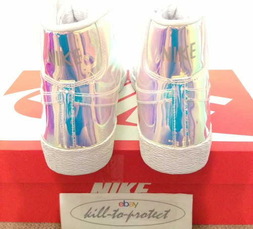 NIKE WMNS BLAZER IRIDESCENT US UK4 5 6 7 8 9 10 QS 700869-900 LIQUID SILVER 2014 - Picture 6 of 10