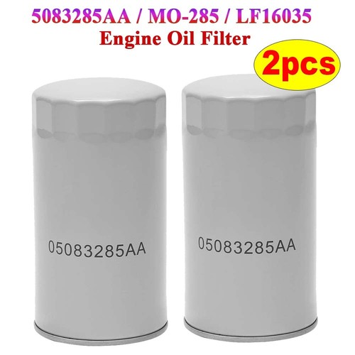 For 89-21 DODGE RAM CUMMINS 5.9/6.7L DIESEL ENGINE OIL FILTER SET OF 2 5083285AA