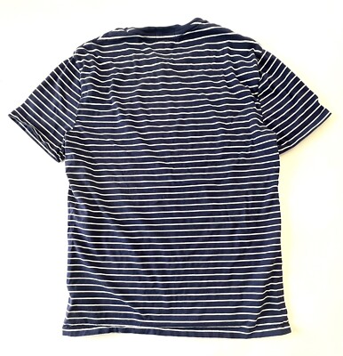 【送料&関税込】Polo Ralph Lauren Strpe Br Tee-short Sleeve- Polo Ralph Lauren Short Sleeve T Shirt Mens L Striped Blue
