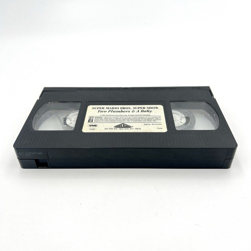 Super Mario Bros Super Show! Two Plumbers And A Baby (VHS, 1991) Nintendo RARE - Picture 12 of 13