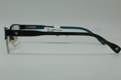 2 Units NEW 7 FAM YOSEMITE HALF RIM FRAMES METAL BLACK EYEGLASSES 51-17-140 #138 - Picture 2 of 7