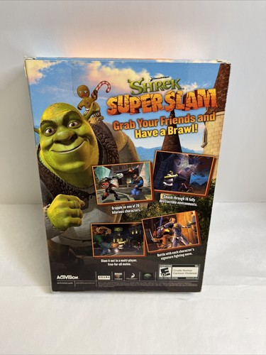 Shrek SuperSlam de Dreamworks Activision 2005 nuevo y sellado caja grande juego de PC - Imagen 3 de 9