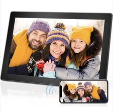 WiFi Digital Photo Frames 10.1 Inch Smart Digital Photo Frame 1920x1080 Touch...