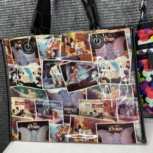 Disney Set Disney Parks Multicolor Mickey Mouse Symbole Umhängetasche & Vintage Beuteltasche - Bild 2 von 18