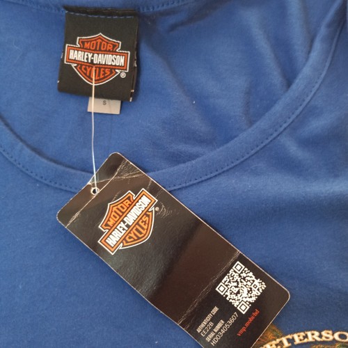 Genuine Harley-Davidson TANK TOP size Small NEW Bright Blue Men's Keywest FL - Picture 13 of 15
