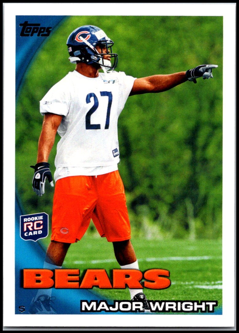 2010 Topps Rookie  RC #46 Major Wright FREE SHIPPING!