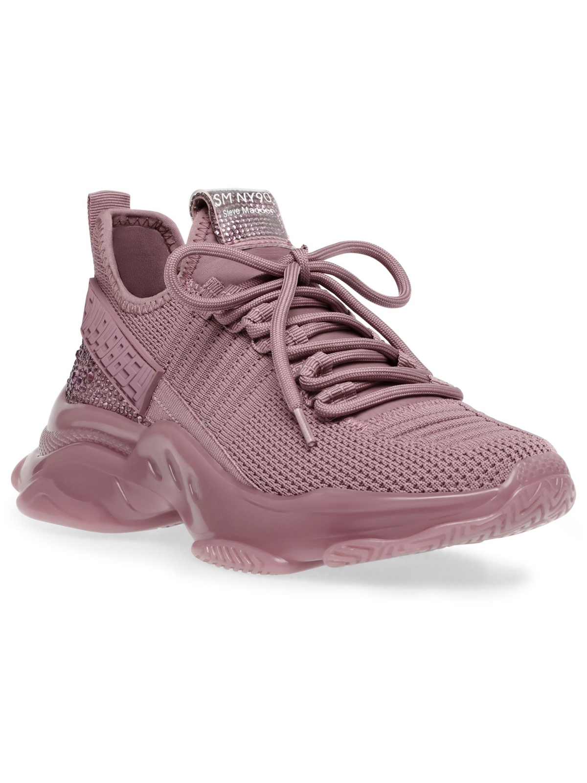 Женские розовые кроссовки на танкетке STEVE MADDEN Womens Pink 1 на платформе Maxima 5,5 м