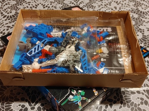 META BOTS BLUE CYCLONE Block Tech Punching Robot 93 Pc Kit NEW - Picture 17 of 21