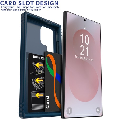 For Samsung Galaxy S25 Ultra/S25+ Ring Stand Case Cover Screen Protector Privacy - Picture 16 of 57